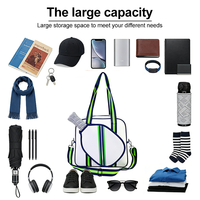 Sac de raquettes assorti à livraison rapide, sac de paddle long personnalisé avec logo, sac de pickleball décontracté, tendance, premium, prix abordable, forme unique