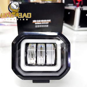 Luz de Trabajo LED BAOBAO Blanca y Amarilla de Plástico y Aluminio, Luces Auxiliares de Trabajo con 3 Lentes Xemon LED STAR PLUS para JEEP SUV - Product Image 6