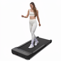 Tapis de marche électrique silencieux à faible vitesse, plat et mince, avec écran LED sans fil, pour usage domestique et intérieur, équipement de fitness de bureau, direct usine
