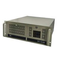 Serveur Rackable 4U Puissant Intel Q150 (6e-8e Génération) avec Processeurs I3, I5, I7, 4 DDR4 (jusqu'à 64 Go), 3 SATA, Windows 7/8/10, Double LAN GbE, 13 USB, 6 COM, PCIe