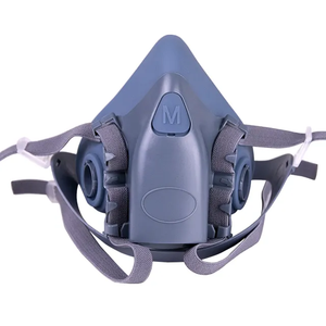 Masker setengah wajah 7502 <span class=keywords><strong>respirator</strong></span> udara masker gas <span class=keywords><strong>respirator</strong></span> dengan 2097 filter udara masker api katup udara - Product Image 5