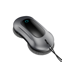 Nettoyeur de vitres robotisé entièrement automatique, aspiration 3000pa, pulvérisation d'eau intelligente, batterie 500mAh pour toutes les surfaces en verre lisse