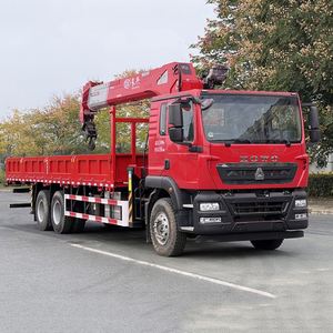 รถบรรทุกติดเครน Sinotruk TX 6*4 ขนาด 14 ตัน, รถเครนขนส่งแบบยกและบรรทุกเองได้, รับน้ำหนักได้มาก - Product Image 2