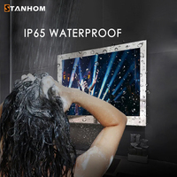 STANHOM CE FCC 21.5 27 32 43 55 65 75 Pouces Android Écran Tactile Télécommande Télévision Intelligente Miroir pour Salle de Bain Salon