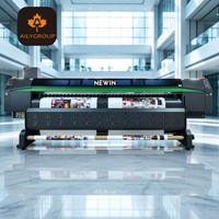Imprimante jet d'encre éco-solvant automatique multicolore grand format 3200 mm de largeur, 4 têtes Epson I3200 pour bannières extérieures et autocollants en vinyle