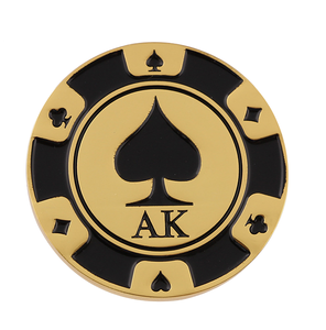 Pièces de poker personnalisées avec logo, jetons en métal plaqué or, <span class=keywords><strong>argent</strong></span>, laiton, pièces de <span class=keywords><strong>d</strong></span>éfi pour souvenirs, clubs, cadeaux - Product Image 2