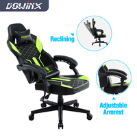 Chaise de jeu Dowinx Brand Select, chaise de course pour le jeu à domicile ou au bureau, avec repose-pieds et massage
