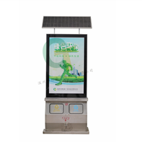 Publicité de la ville moins cher Double face défilement toile lampe tranche écran kiosque publicitaire rouleau tubulaire pour boîte à lumière LED extérieure