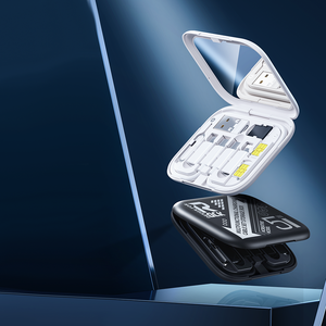 ROCK ที่นิยมมัลติฟังก์ชั่ชาร์จสายชุดกล่องเก็บที่มีกระจก - Product Image 3