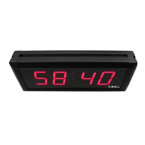 1 Hour Timer 10 Minutes LED Headlights Grandfather Alarm Clock Online Analog Alarm World Time Clock Electronic Digital Square