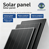 Module photovoltaïque solaire Zhoolay ZLG20K26-014 590W-720W, type N, monocristallin, double vitrage, haute puissance, panneau double face
