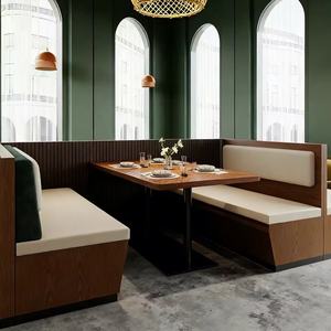 Mesas y Sillas de Estilo Wabi-Sabi para Uso Comercial en Panaderías, Restaurantes, Pubs, Restaurantes de Hot-Pot, Sillas de Sofá para Cabinas - Product Image 1