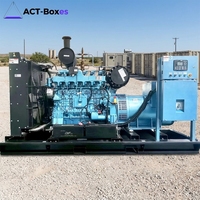 Groupe électrogène au gaz naturel de 500 kW pour l'alimentation des mineurs de Bitcoin ASIC dans un centre de données de colocation