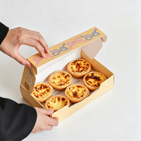 Boîte de pâtisserie rectangulaire en carton pour biscuits, bonbons, gâteaux, pâtisseries, emballage de pizza, logo personnalisé, fabricant en gros