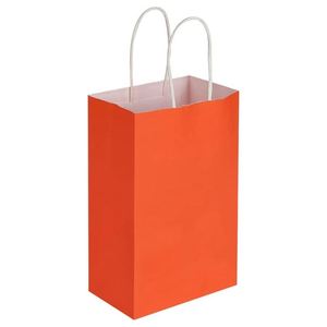 Small Kraft Bags with Handles Paper Birthday <b>Wedding</b> Party Favors Grocery Retail Shopping Business Sacks Thick Kraft Paper Bag - Product Image 3