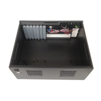 Boîtier d'ordinateur industriel YH, montage mural, prend en charge la carte mère ATX, deux ventilateurs de 8 cm, format ATX standard, rack en acier, USB frontal