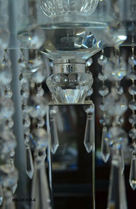 Portacandele a Colonna in Cristallo K9 Argento BS-CH 033 con Stampa UV, Fatto a Mano, per Matrimoni e San Valentino - Offerta Speciale - Product Image 6