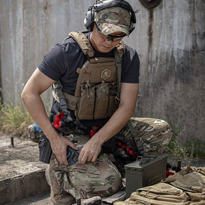 Emersongear Cordura 500Dナイロン5.56ダブルマグポーチ軽量クイックドロー射撃7.62タクティカルマガジンホルスターポーチ - Product Image 5