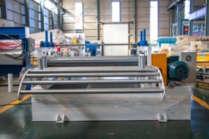 Làm phẳng kim loại thép không gỉ cắt cắt rạch cuộn dây mạ kẽm tấm cắt san lấp mặt bằng máy làm thẳng - Product Image 4