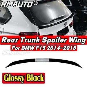 BMW F15 Car Rear Mid Spoiler Body Kit Car Rear Spoiler <b>Wing</b> for BMW X5 F15 2014 2015 2016 2017 2018 Car Accessories Rear Spoiler - Product Image 2