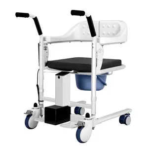 Günstiger Preis Großhandel Patienten lift Moving Chair Elektrischer Transfers tuhl Mit Kommode