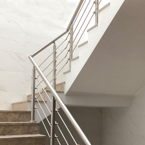 Chất lượng cao GB thép không gỉ Top Mount Rod lan can thiết kế hiện đại lan can với vàng mạ giá thấp cho biệt thự ứng dụng - Product Image 1