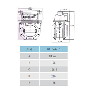 Medidor de Gas Mecánico ZHONGYI G2.5 con Carcasa de Aluminio, Diafragma, Medición Confiable, Sellado Seguro, Diseño Duradero, Uso Doméstico, 1 Año de Garantía - Product Image 6