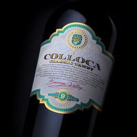Etiquetas Ecológicas y Duraderas para Botellas de Whisky y Vino, Papel Texturizado Artístico, Personalizadas con Estampado en Relieve y Lámina Dorada, Adhesivas para Bebidas