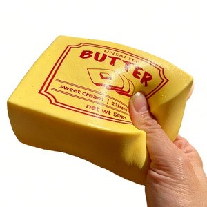 Hot Selling Super Soft Slow Rebound Butter <b>Shaped</b> Squeeze Toy Butter Stick Squeeze Toy for Students Stress Relief - Product Image 6