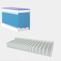 Organisateur de disque de jeu multi-plateforme 16 en 1 pour PS5/PS4/Switch, étui de rangement grande capacité pour Switch