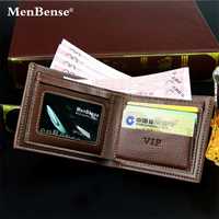 Dompet Kulit Pria Profesional Gaya Bisnis Eropa Klasik Dompet Penyimpanan Kartu Kulit Ultra Halus Eksekutif