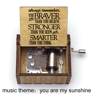 You Are My <strong>Sunshine</strong> Hand Crank Wooden Musical Boxes Father's Day <strong>Gift</strong> <strong>Gifts</strong> for Mother's Day Children's <strong>Gift</strong> - Product Image 4