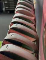 Wedge de golf à lame de 60 degrés, fraisé CNC, rainures profondes, tête de club en acier inoxydable à rotation élevée, idéal pour les coups de bunker et le jeu court en golf masculin