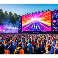 Pantalla LED 4K Resistente al Agua P2.6 P3.91 P4.81, Pantalla LED de Pared Móvil para Alquiler, Pantalla LED de Video para Escenarios, Pantalla LED para Exteriores