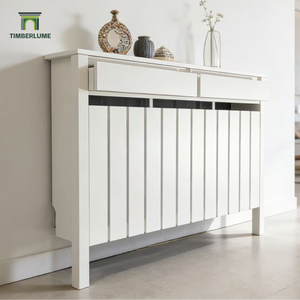 Cubierta Moderna para Radiador con 2 Cajones, Función de Almacenamiento, Cubierta de Estilo Europeo para Radiador para Apartamentos Modernos - Product Image 1