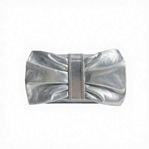 Bolso de Noche Clásico para Mujer con Gemas, Nuevo Producto, Bolso de Mano con Solapa Cuadrada, Forro de Satén y Decoración de Cadena con Pedrería - Product Image 3
