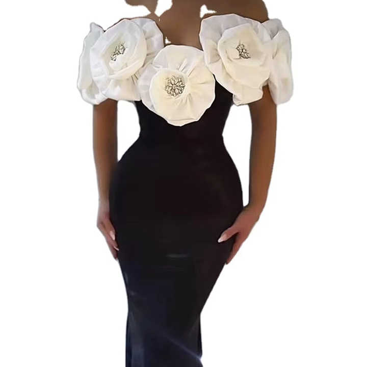 high-end-women-s-premium-sense-summer-white-floral-bandage-dress-women