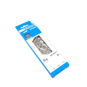 <span class=keywords><strong>Cadena</strong></span> de Bicicleta Original Shimano CN-<span class=keywords><strong>HG53</strong></span> de 9 Velocidades, 118L, <span class=keywords><strong>Cadena</strong></span> de Bicicleta <span class=keywords><strong>HG53</strong></span> con Caja de Papel - Product Image 1