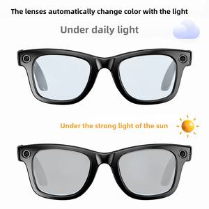 Occhiali Intelligenti AIMB 8.0MP con <span class=keywords><strong>Traduzione</strong></span> AI, Riconoscimento Chiamate, Registrazione Video 1080P, Impermeabilità IPX-5, Controllo App e <span class=keywords><strong>Software</strong></span> Personalizzato - Product Image 5