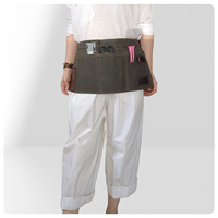 Tablier simple et élégant en toile cirée, résistant aux taches, pour restaurants, hôtels, cuisines, usage domestique et professionnel (entretien ménager)