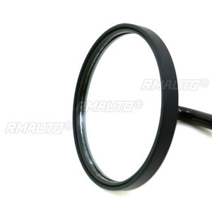 Espejos Retrovisores Laterales Redondos para Motocicleta Harley Davidson Sportster Ryca, Espejos Retrovisores Universales ABS para Motores de 22 mm (7/8 Pulgadas) - Product Image 4