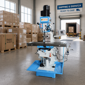 Machine de perçage et de fraisage de haute précision ZX6350C 1.5KW/2.2KW, type économique populaire, vente directe en gros, avec alimentation automatique / fonctionnement automatique pour usine - Product Image 1