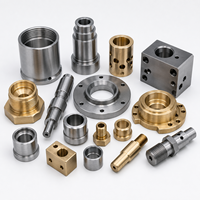 Pièces usinées CNC de précision en acier inoxydable, aluminium, laiton, cuivre, composants de tournage et de fraisage, services d'usinage sur mesure OEM ODM