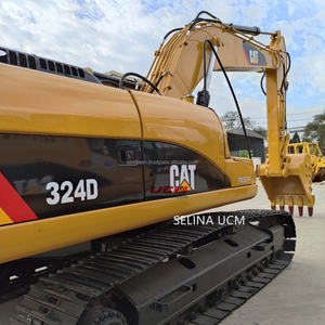 Casi nueva máquina excavadora sobre orugas Caterpillar 324d usada reacondicionar excavadora 24 toneladas - Product Image 5