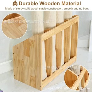 Home wooden multi-compartment <b>blanket</b> storage rack, multi-purpose yoga mat storage rack, fitness equipment carpet storage <b>box</b> - Product Image 2