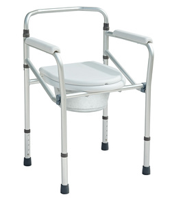 Comodidad en el Cuidado de la Salud: Inodoro de Cabecera con Soporte para Brazos y Patas Antideslizantes para Pacientes con Movilidad Limitada - Product Image 2