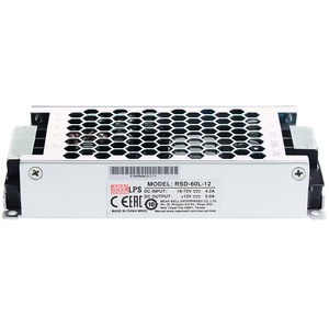 Convertisseur DC-DC Mean Well RSD-60L-3.3 60W à sortie unique pour utilisation ferroviaire, montage sur rail DIN - Product Image 1