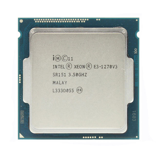 Cpus Intel Quad-Core E3 1270V3 Processor 1230V3 1240V3 Used Cpus