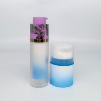 Impression personnalisée bouteille en plastique de couleur rose brillant/mat bouteille cosmétique pour bouteilles de pulvérisation de brouillard conteneurs et emballage