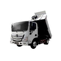 Petit camion à benne basculante 4x4 avec une capacité de 5 à 8 tonnes Camion léger Suspension pneumatique manuelle FOTON Camion à benne basculante à transmission intégrale